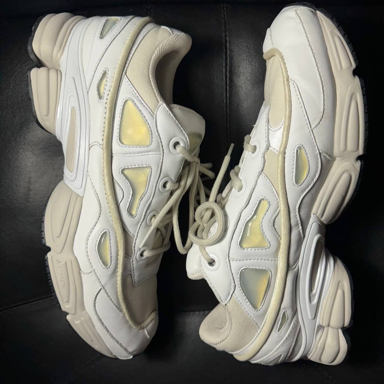 Adidas × Raf Simons 10,5us Adidas Raf Simons Ozweego White leather Size US 10.5 / EU 43-44 - 4 Thumbnail