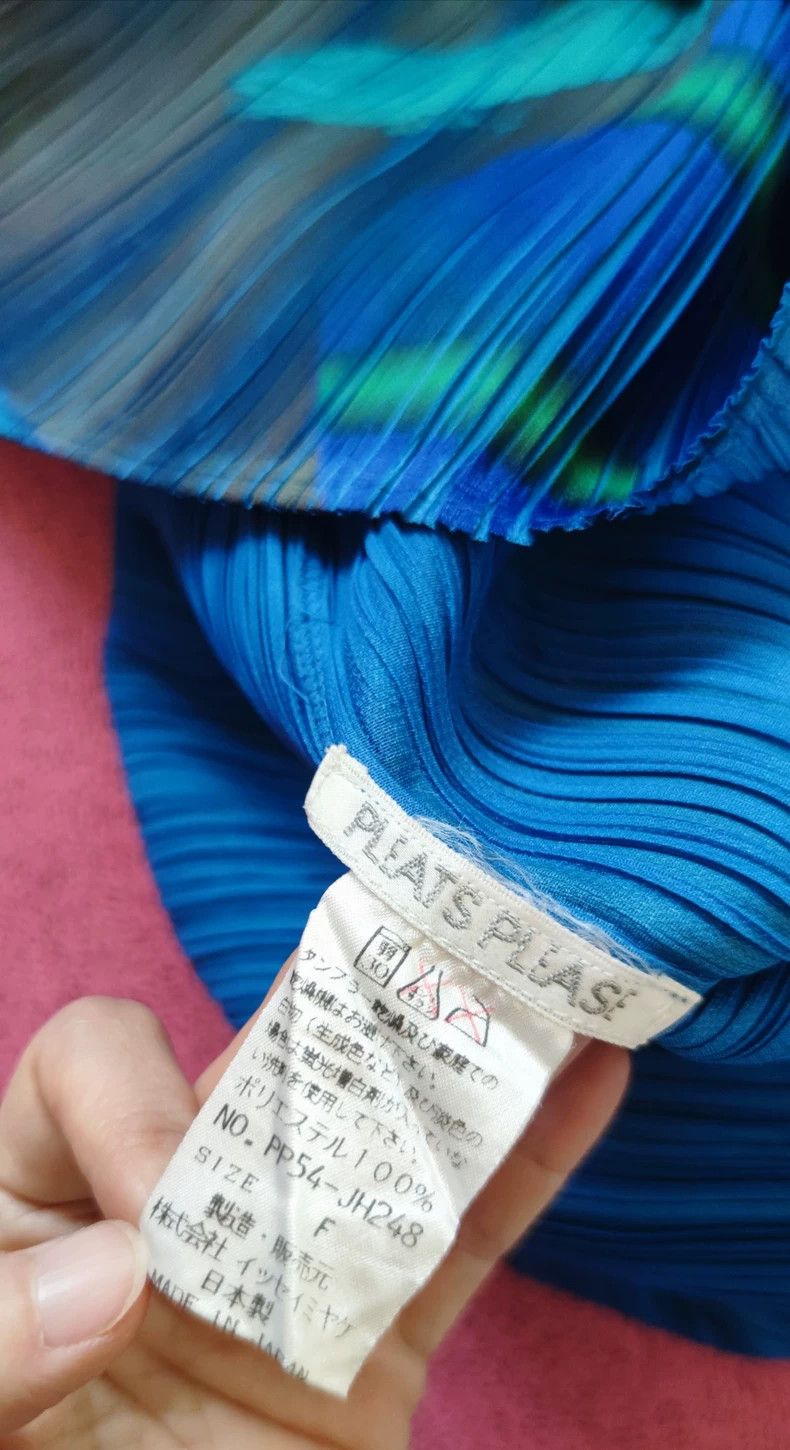 Issey Miyake Issey Miyake size:F Blue rare artist collaboration pleated Size M / US 6-8 / IT 42-44 - 4 Thumbnail