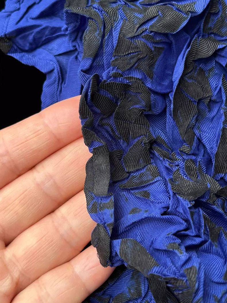 Issey Miyake Issey Miyake size:2 Deep blue main line petal pleated dres Size M / US 6-8 / IT 42-44 - 5 Thumbnail