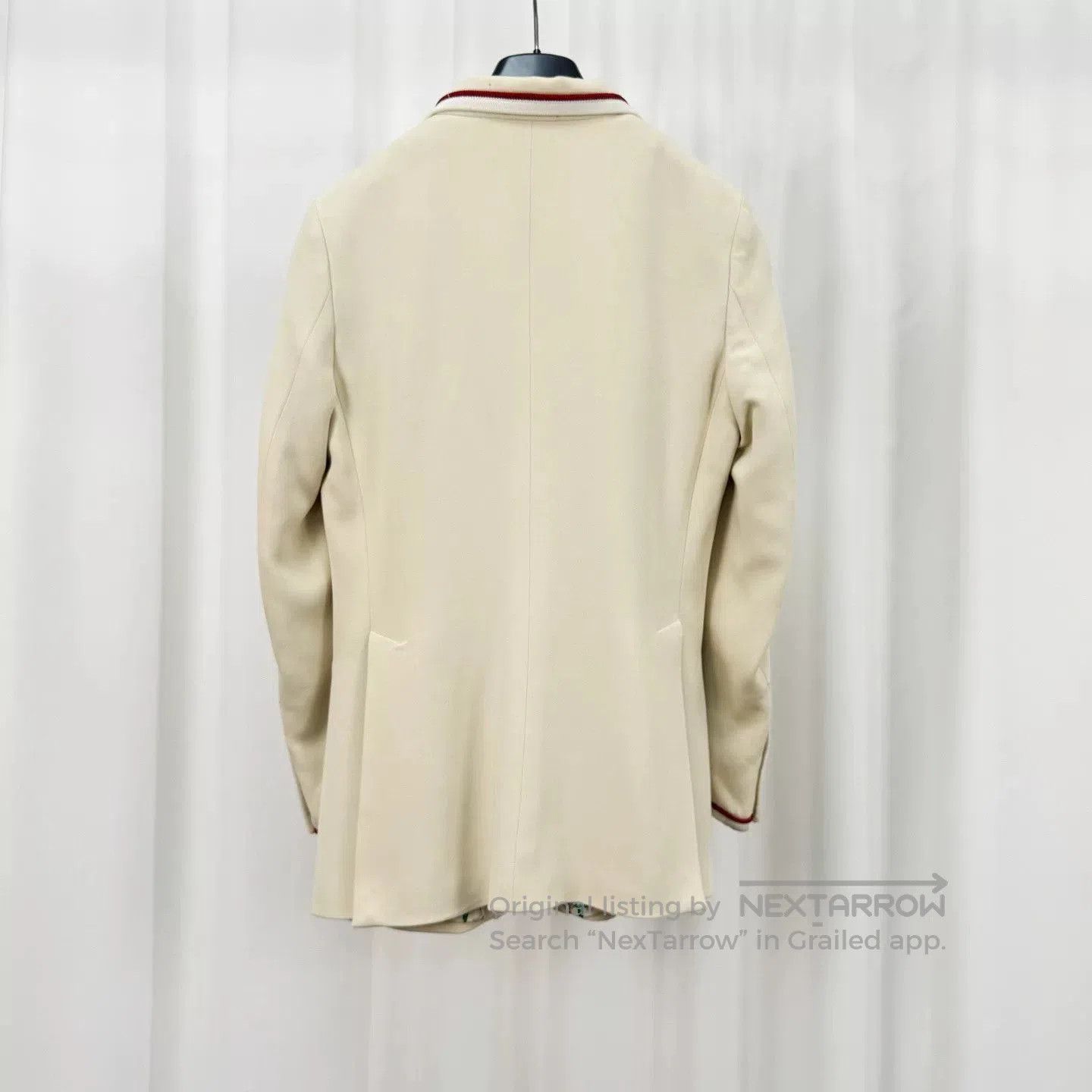 Gucci Gucci Beige Lined Printed Blazer. Size US XXS / EU 40 - 2 Thumbnail