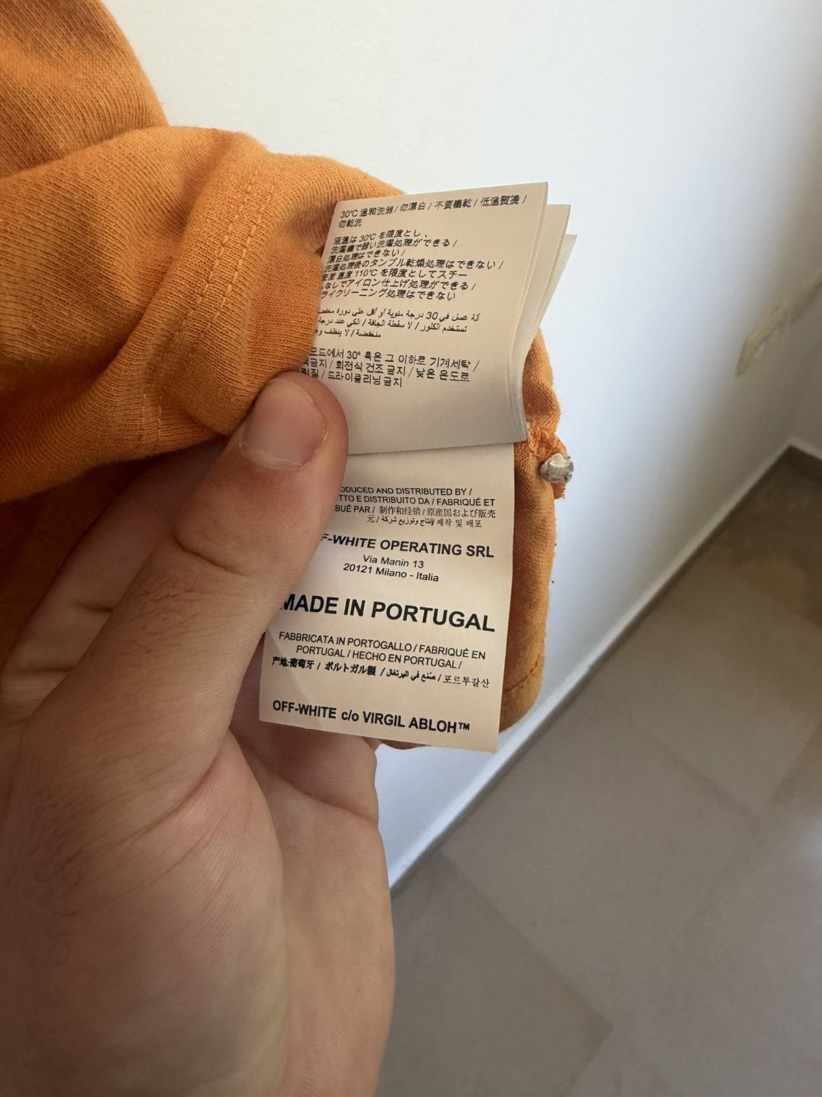 Off-White Off White Orange Tape Arrow TEE Size US XS / EU 42 / 0 - 8 Thumbnail