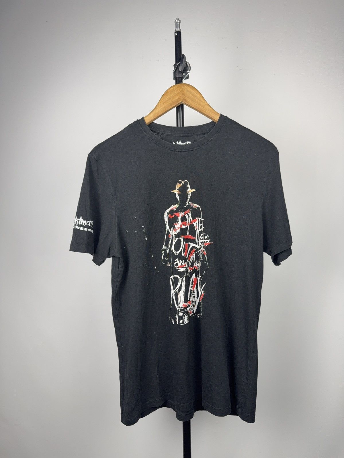 Vintage 2022 A Nightmare on Elm Street Freddy Krueger Art Tee Size US M / EU 48-50 / 2 - 1 Thumbnail