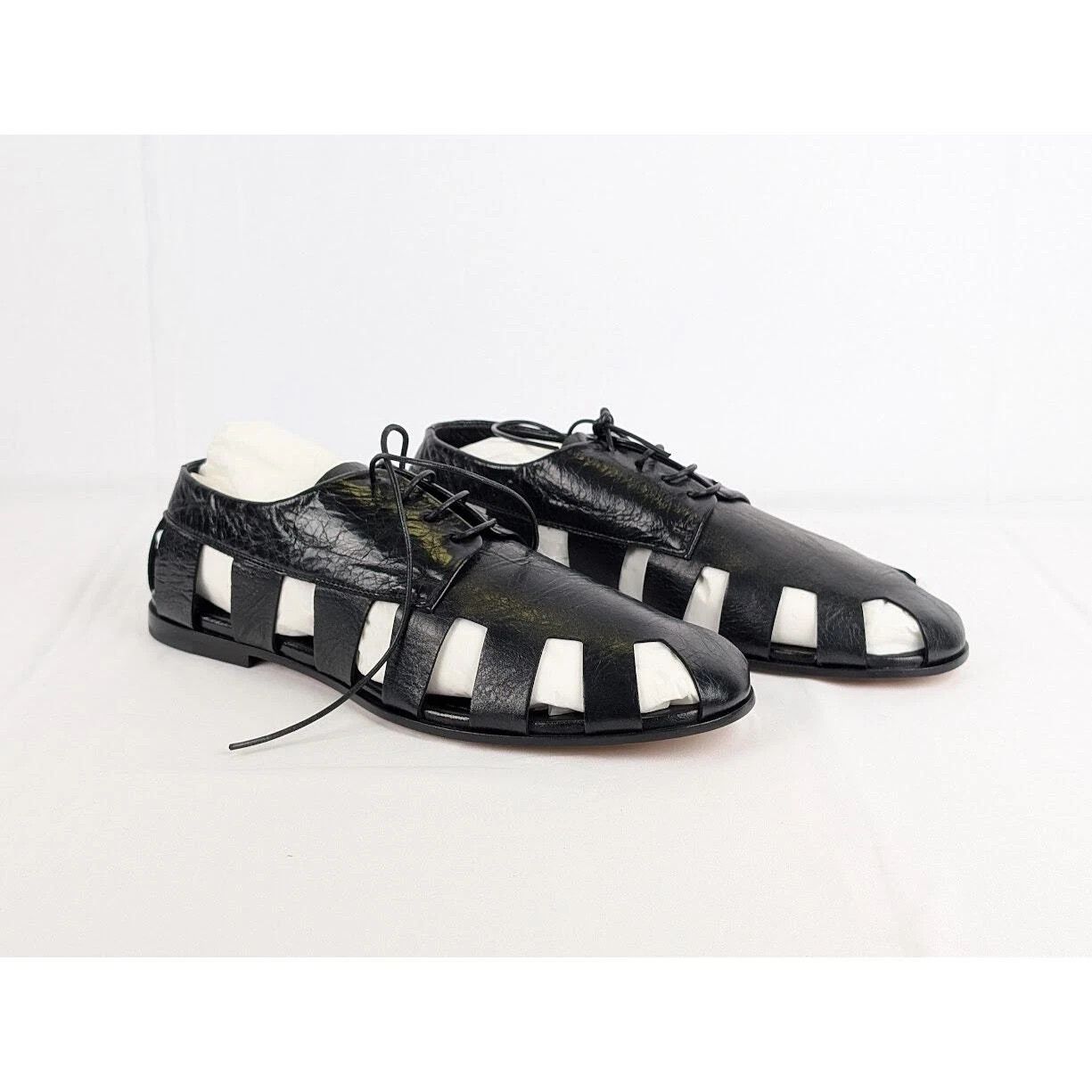 Bottega Veneta o1rshd1 Crunch Lux Sandals in Black Size US 8.5 / EU 41-42 - 11 Thumbnail