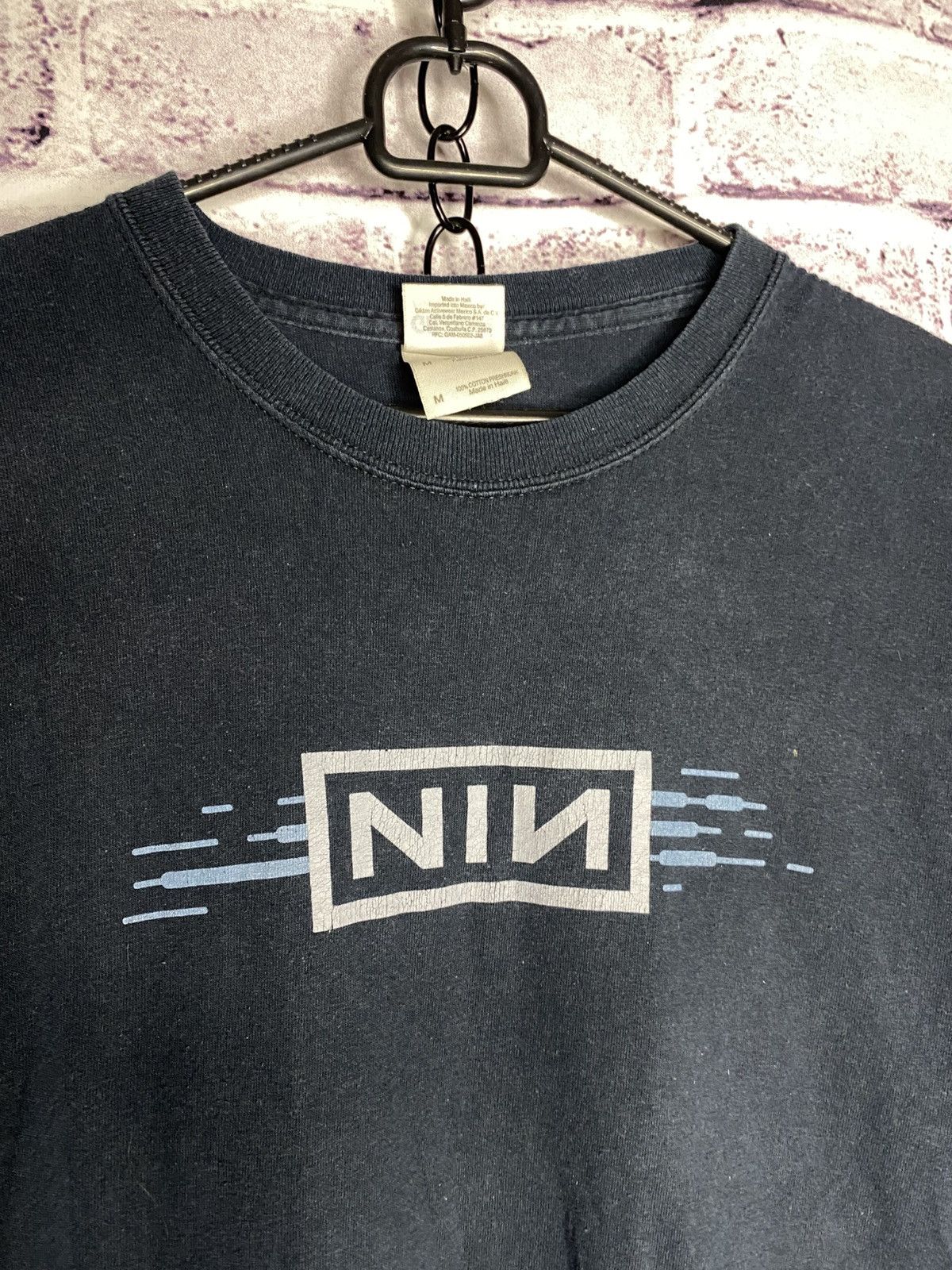 Mens Vintage NIN Nine Inch Nails Band T Shirt Metal 90s