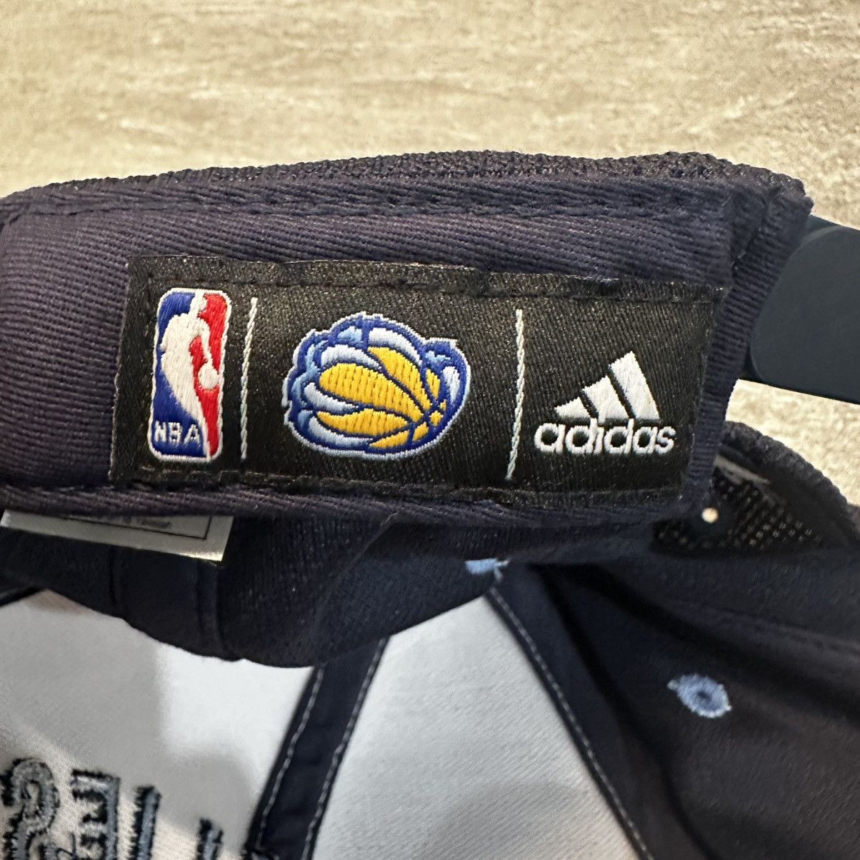 Adidas × NBA NEW Adidas Memphis Grizzlies NBA SnapBack Hat Cap Basketball Size ONE SIZE - 4 Thumbnail