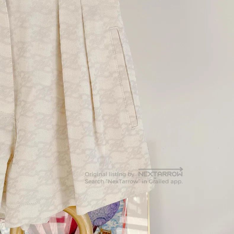 Fendi Fendi White Printed Shorts Size 42" / US 20 - 3 Thumbnail