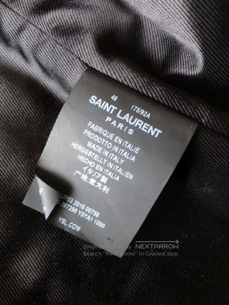 Saint Laurent Paris Saint Laurent Paris Leather Jacket Size US S / EU 44-46 / 1 - 3 Thumbnail