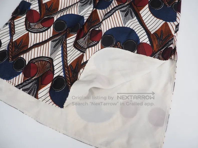 Hermes Hermes Vintage printed silk skirt Size 35" - 6 Thumbnail