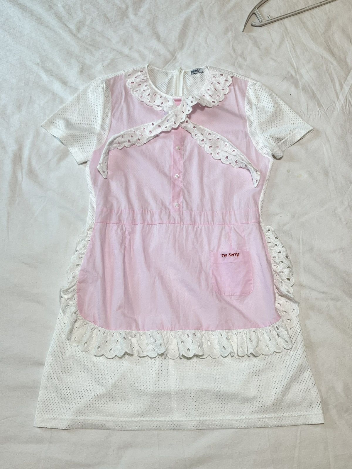 I'M SORRY BY PETRA COLLINS Jenny Fax pink shirt