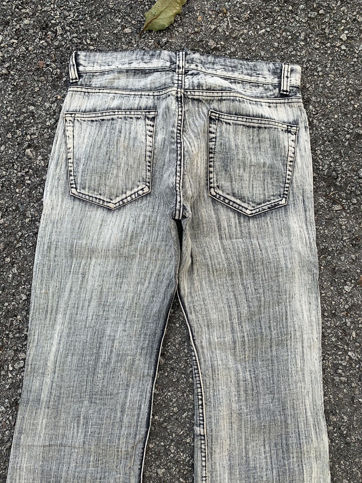 If Six Was Nine × Japanese Brand × Le Grande Bleu (L.G.B.) FLARE IMPULSE PLEASURE FUNNY DEVIL SKULL DISTRESSED PANTS☠️🎌 Size US 33 - 8 Thumbnail