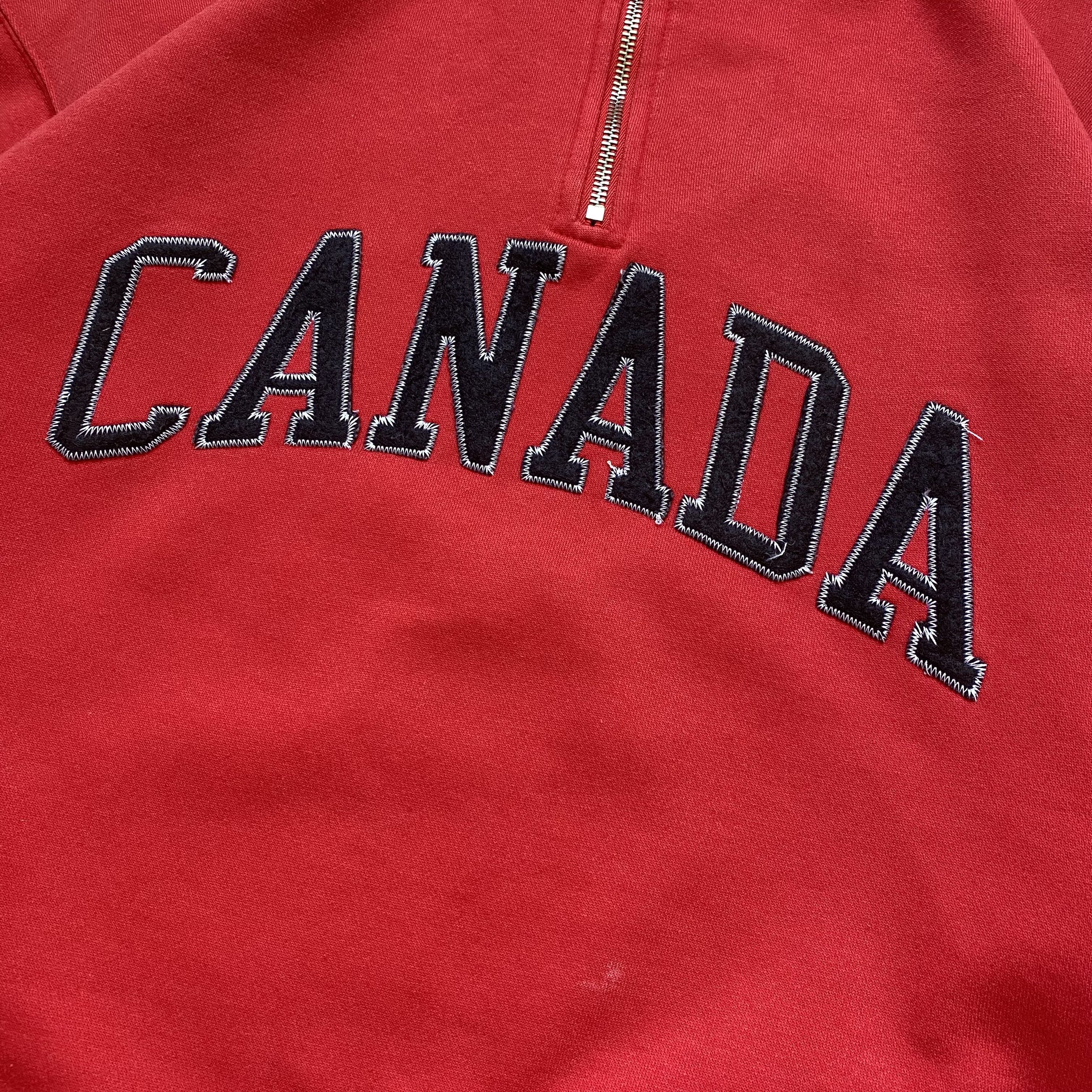 Russell Athletic 🍁Vintage 90s Canada logo Boxy Sweatshirt Zip 1/3 Size US M / EU 48-50 / 2 - 5 Thumbnail