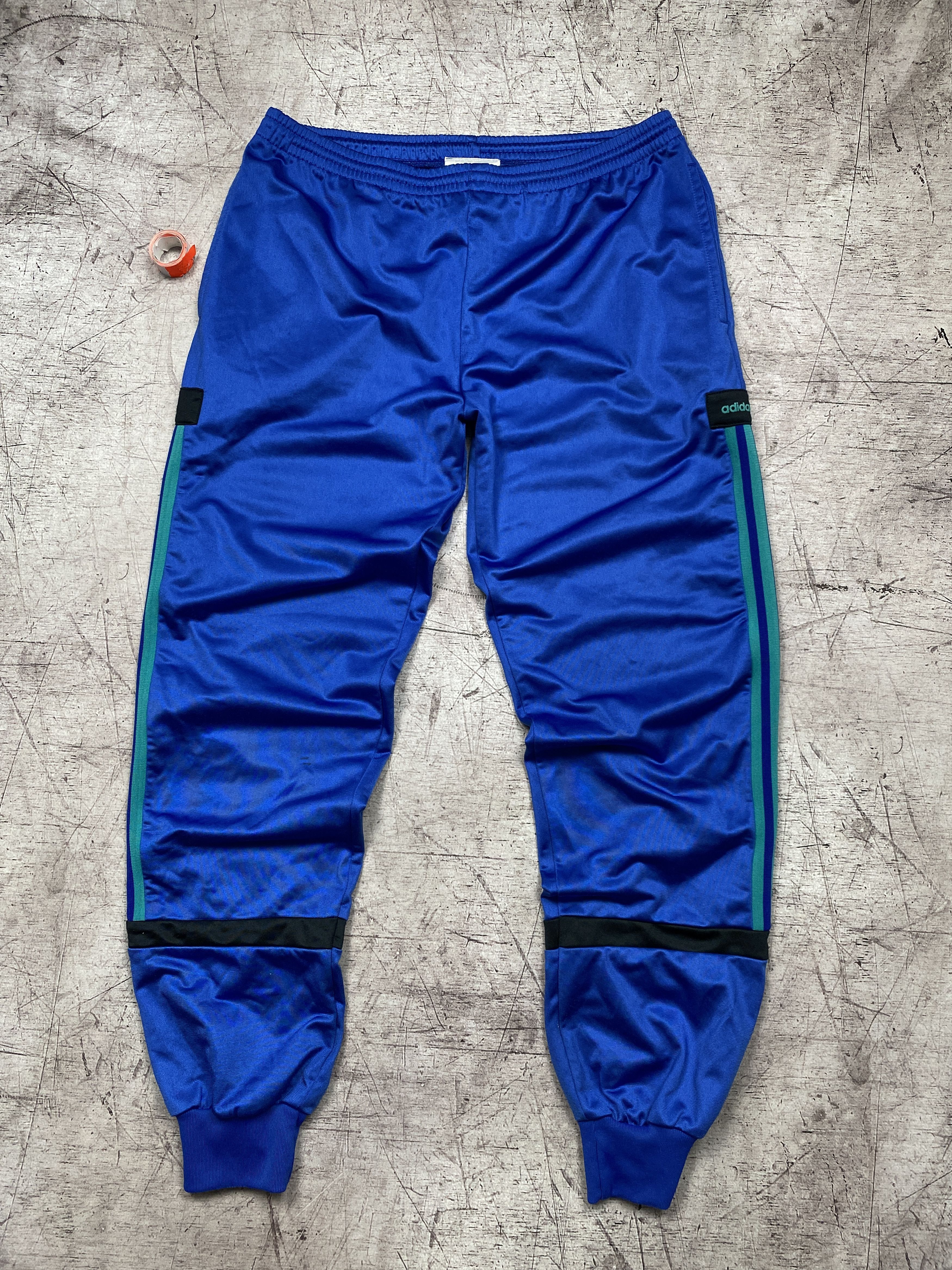 Adidas × Vintage Adidas 90s Vintage Mens Track Pants Size US 34 / EU 50 - 1 Thumbnail