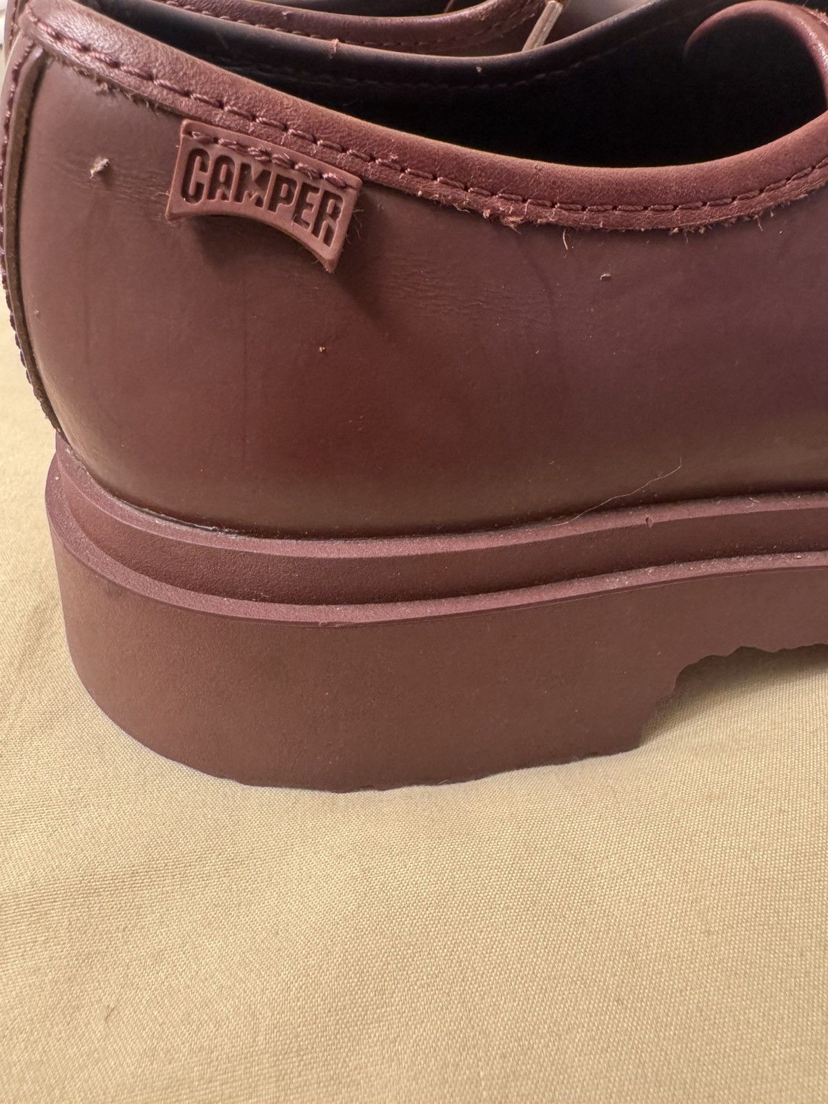 Camper Camper Burgundy Derbies Size US 11 / IT 41 - 4 Thumbnail