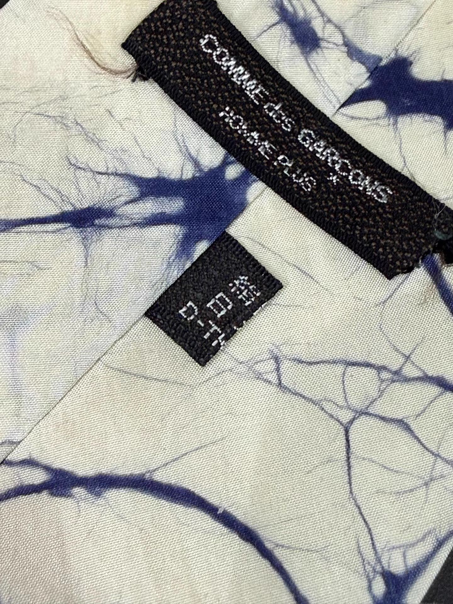 Comme des Garcons Homme Comme des Garçons Homme Blue Vein Print Silk Tie K20 Size ONE SIZE - 5 Thumbnail