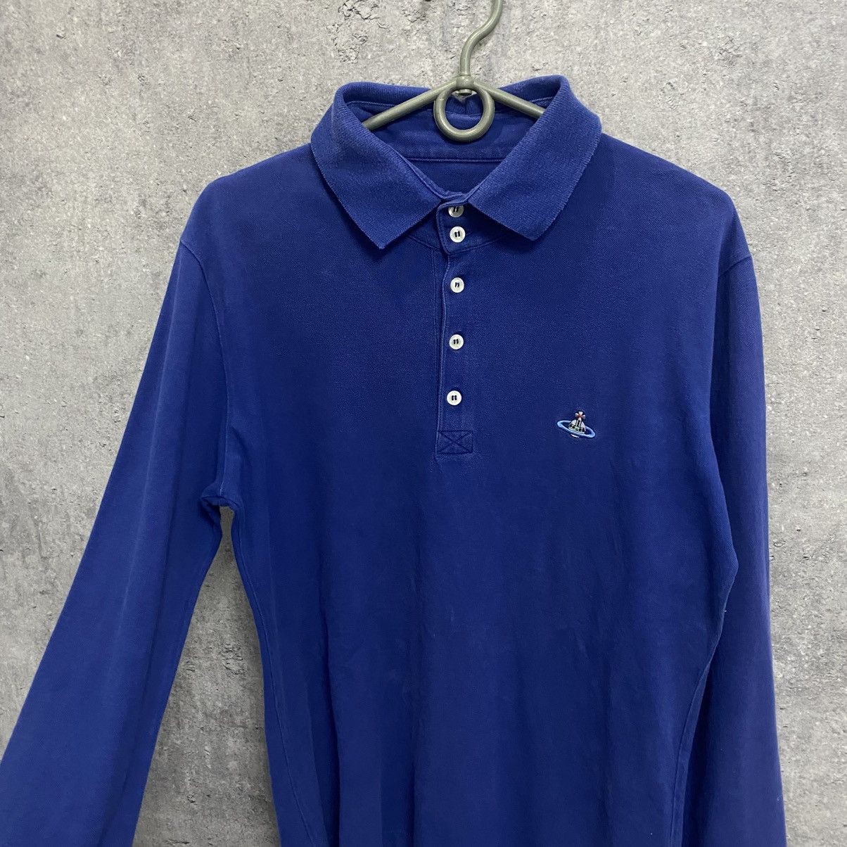 Vivienne Westwood VINTAGE VIVIENNE WESTWOOD POLO LONG SLEEVE BLUE Size US L / EU 52-54 / 3 - 4 Thumbnail