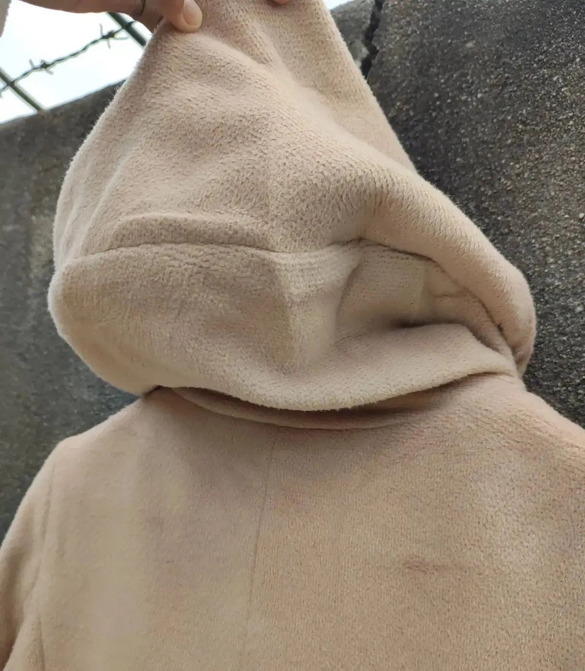 Japanese Brand Military-Inspired Beige Double-Breasted Hooded Coat (Size M) Size M / US 6-8 / IT 42-44 - 13 Thumbnail