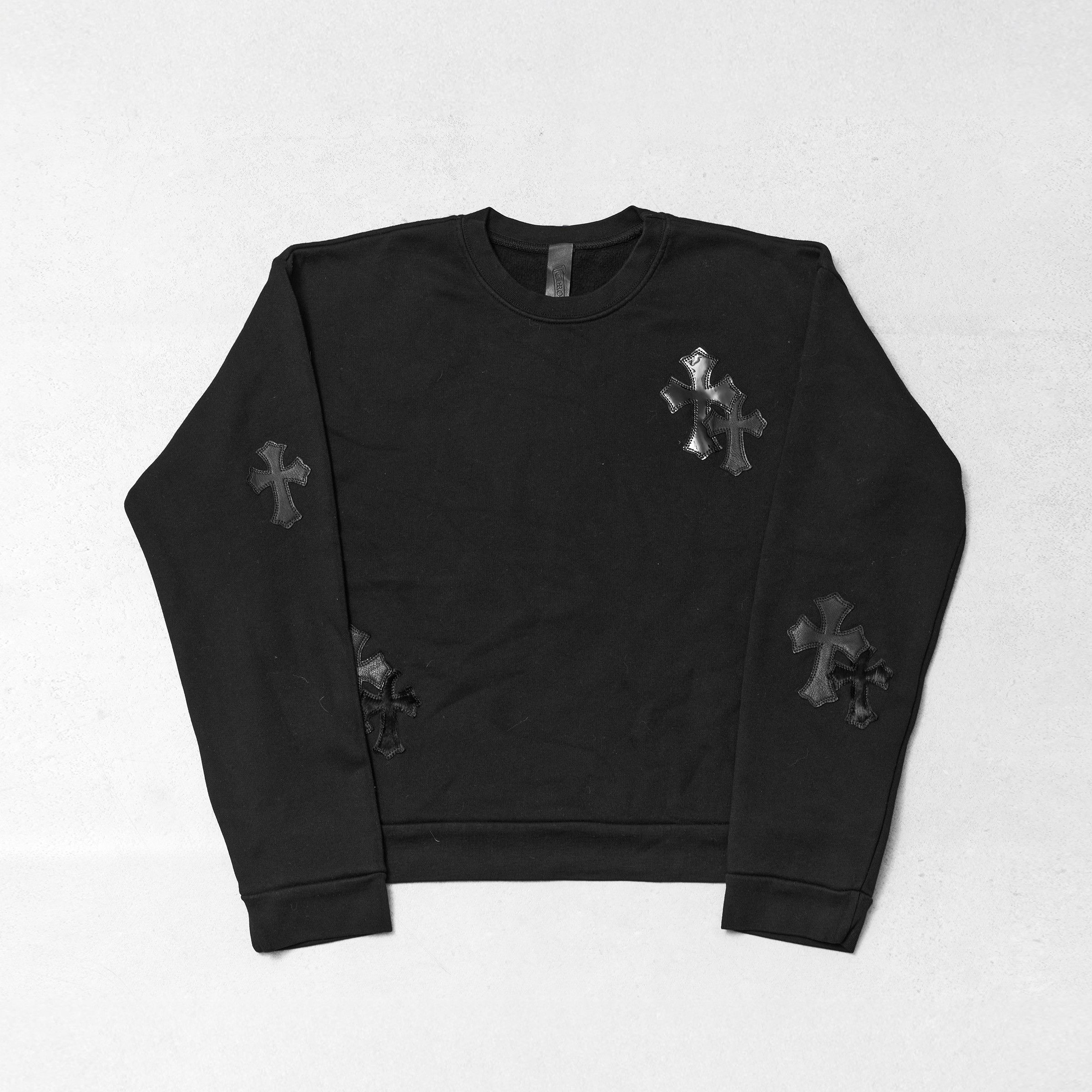 Chrome Hearts CHROME HEARTS PAPER JAM CEMETERY CROSS PATCH BLACK SWEATER Size US M / EU 48-50 / 2 - 1 Thumbnail