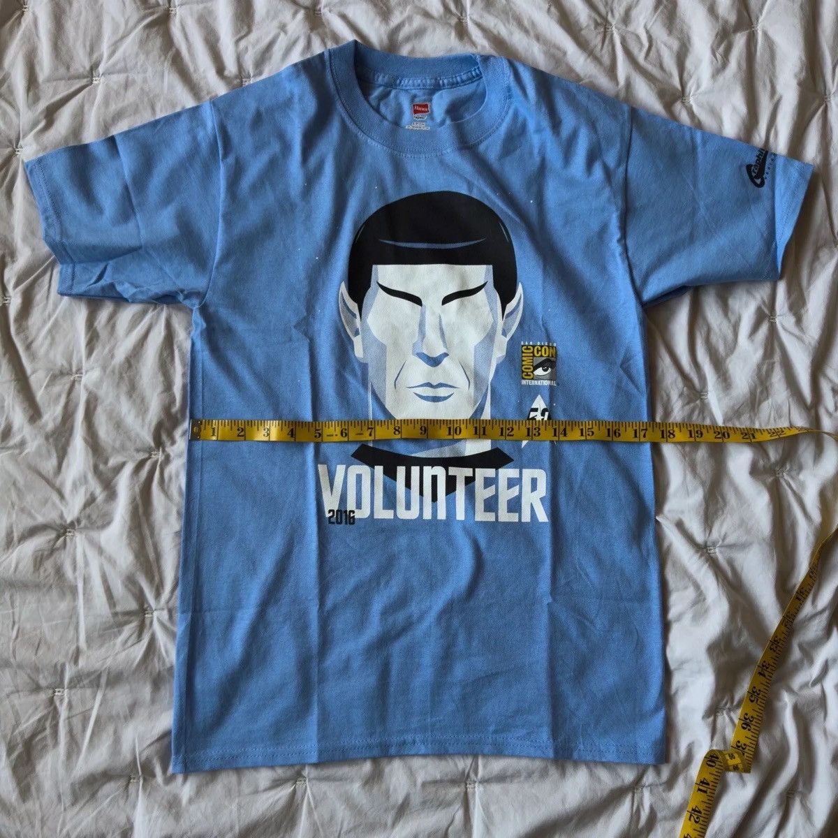 Hanes 2016 SDCC Comic Con Volunteer Star Trek Spock 50th Size US S / EU 44-46 / 1 - 7 Thumbnail