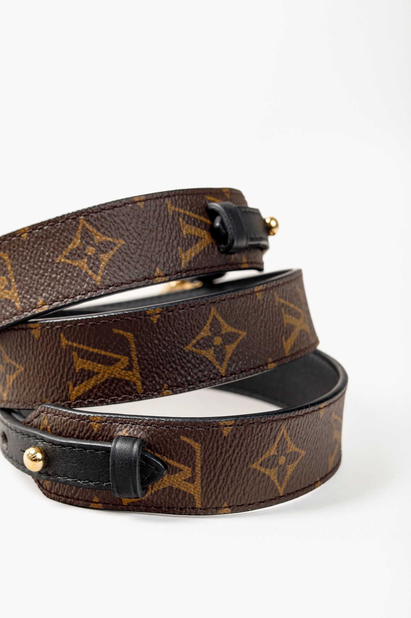 Louis Vuitton Louis Vuitton Bandouliere Reversible Monogram/Leather Strap Size ONE SIZE - 2 Thumbnail