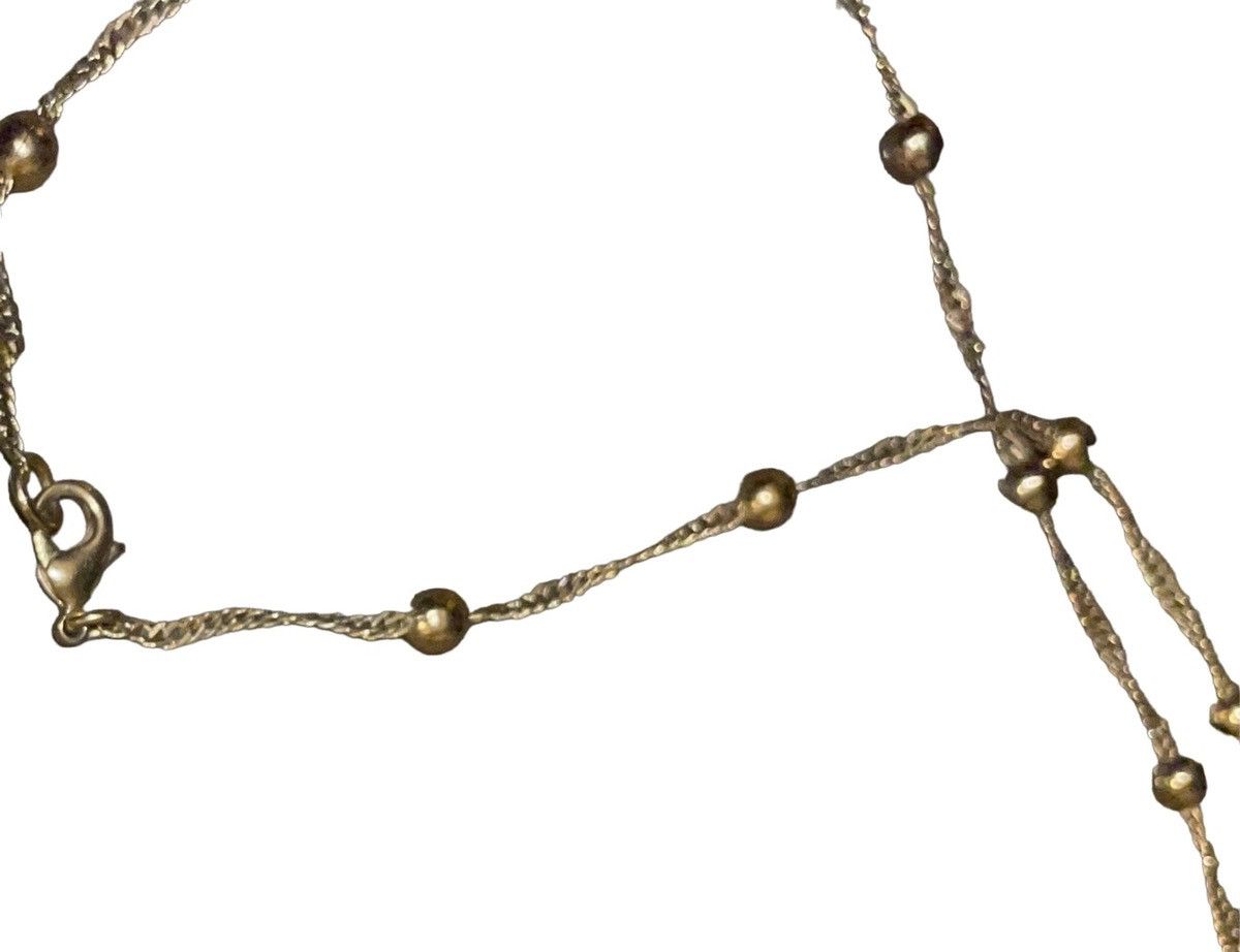 Other Adornia Italian Gold Ball & Chain Necklace New Size ONE SIZE - 2 Thumbnail