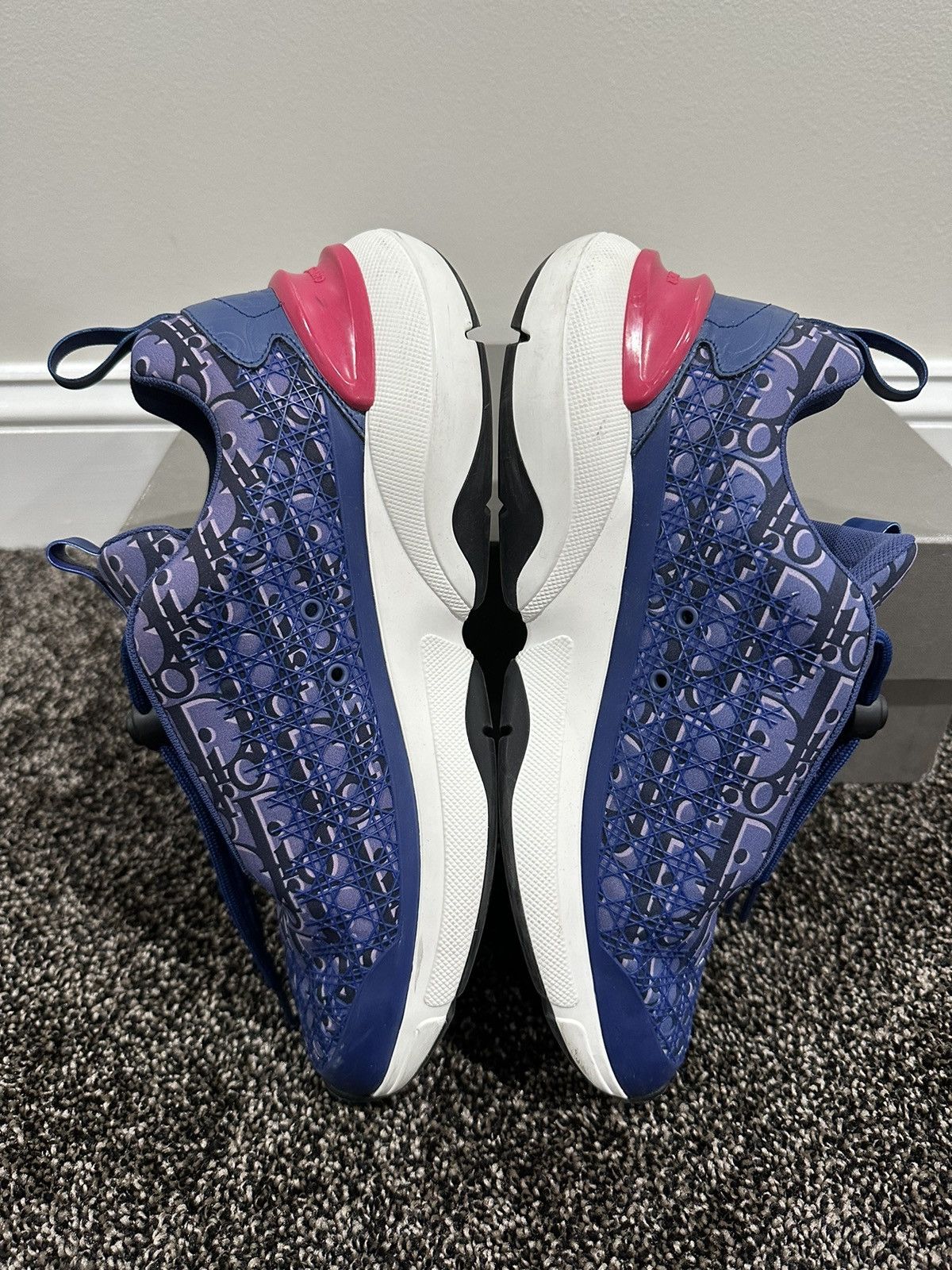 Dior Dior B24 Oblique / Monogram Purple Runner Techincal Shoes Size US 7 / EU 40 - 6 Thumbnail