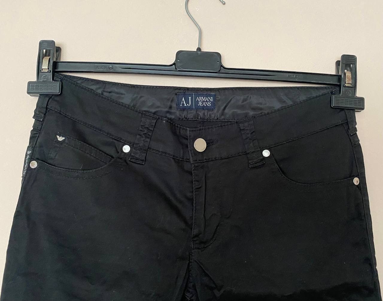 Armani × Vintage 📌 Armani Jeans metal logo Denim Jeans Skinny Womenswear Size 27" / US 4 / IT 40 - 2 Thumbnail