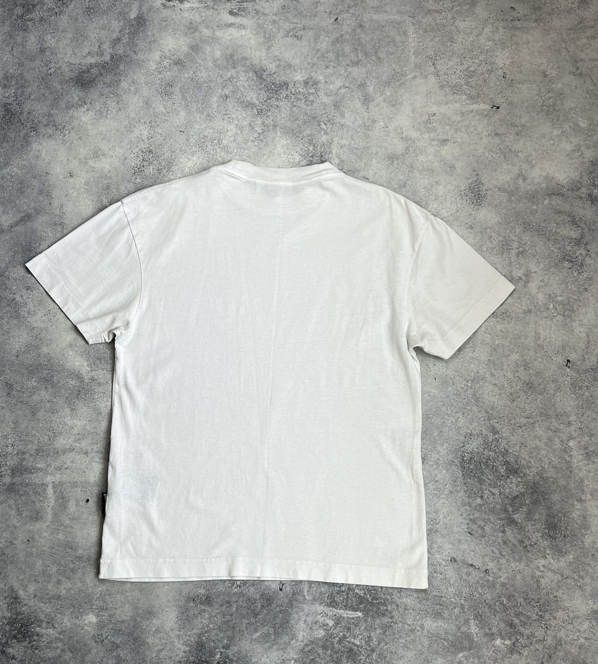 Palm Angels Palm angels white statement logo tee Size US S / EU 44-46 / 1 - 5 Thumbnail