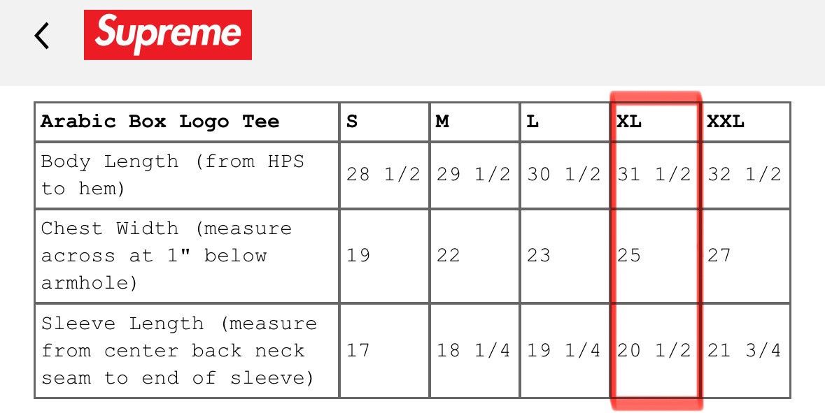 Supreme Supreme® “Arabic Box Logo” Tee, White (XL) [S/S 26, Week 1] Size US XL / EU 56 / 4 - 6 Thumbnail