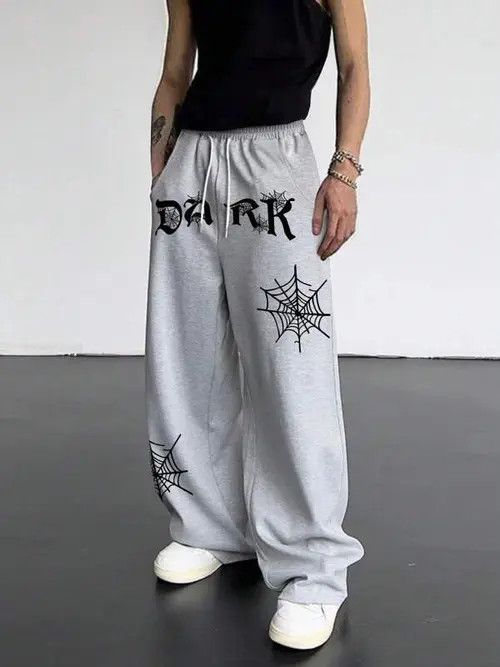 Japanese Brand Baggy DRIP Y2K Sweatpants Size US 32 / EU 48 - 1 Thumbnail