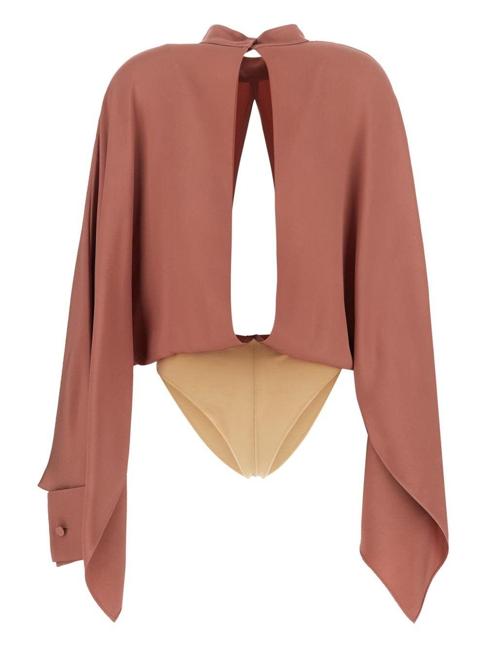 Tom Ford o1y0226 Bodysuit in Antique Rose/Beige Size XS / US 0-2 / IT 36-38 - 1 Thumbnail