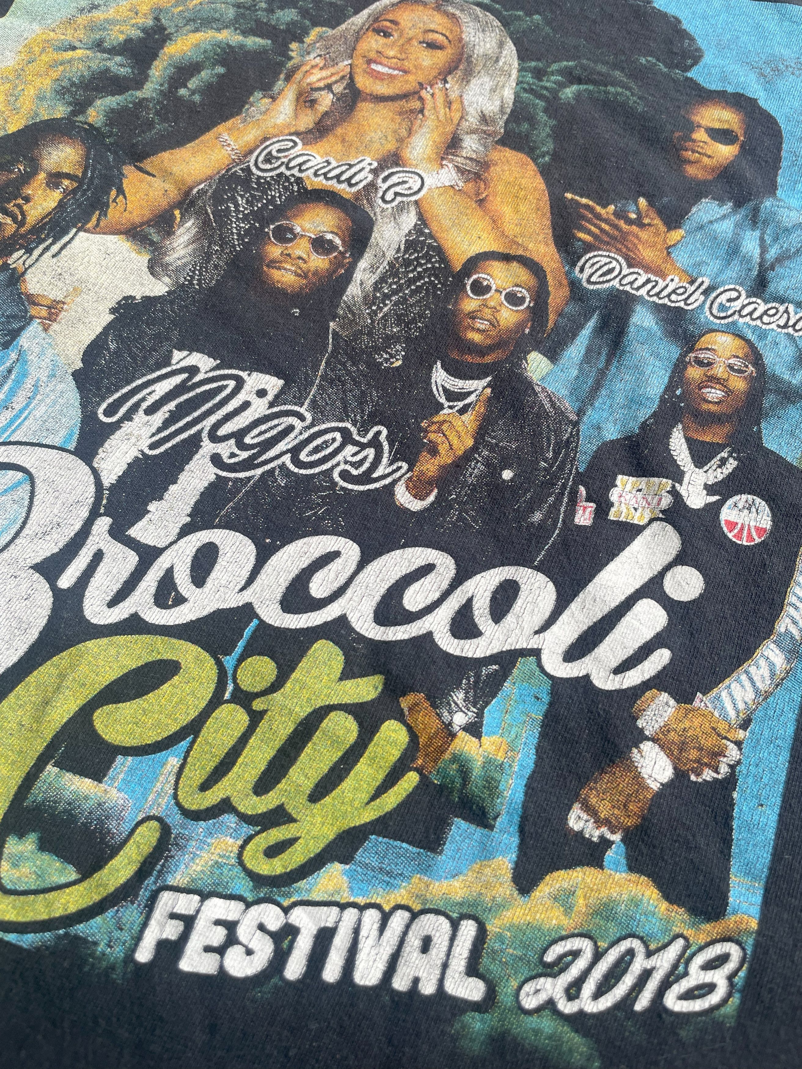 Rap Tees Hiphop Brocoli City Festival 2018 Size US M / EU 48-50 / 2 - 4 Thumbnail