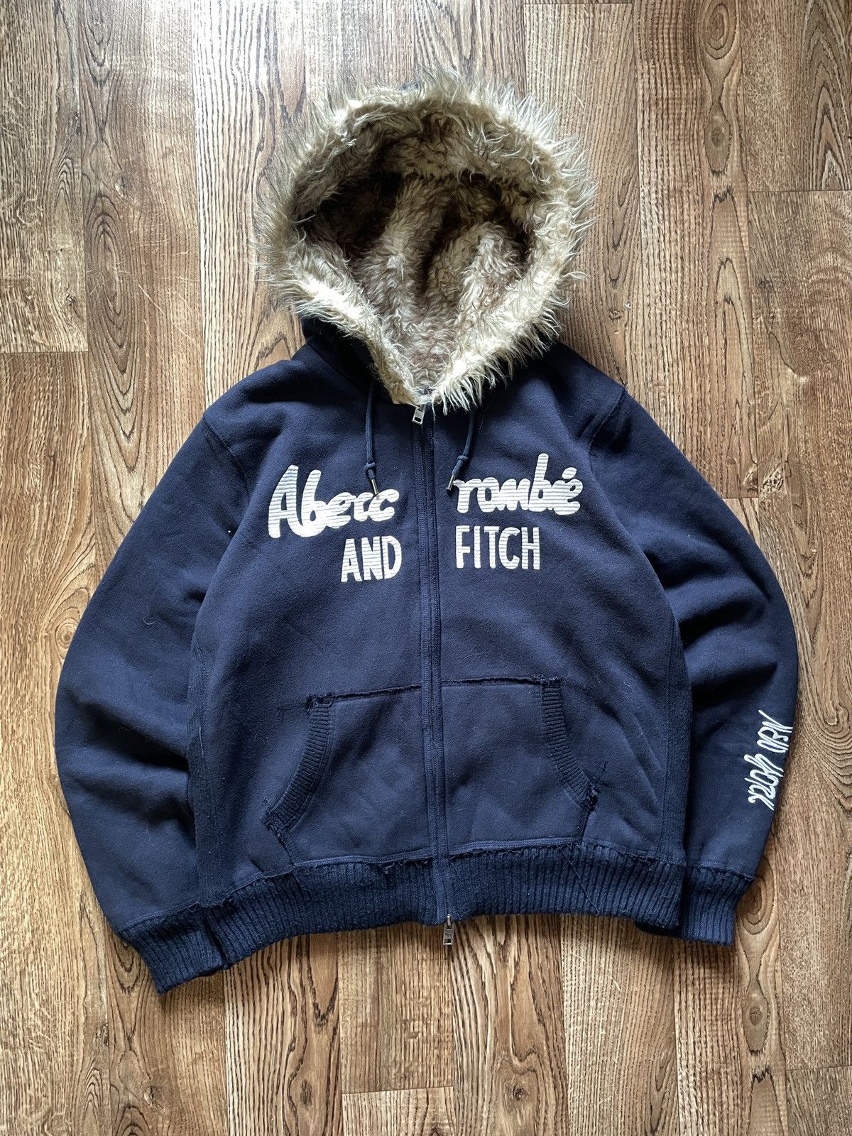 Abercrombie & Fitch Vintage 00s Abercrombie Fitch Sherpa Fur 