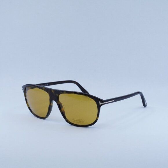 Tom Ford Tom Ford FT1027 52E Prescott Sunglasses Havana Square Frame Size ONE SIZE - 2 Thumbnail