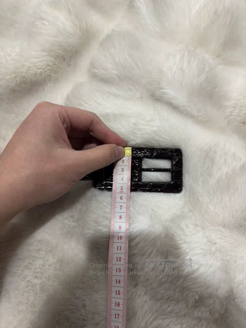 Saint Laurent Paris Saint Laurent Paris size 80 Embossed Belt Size ONE SIZE - 8 Thumbnail