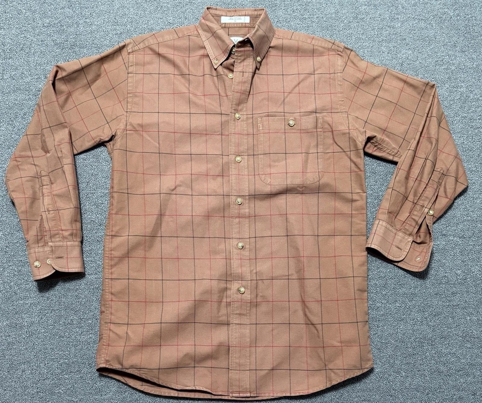 Orvis Orvis Brown Plaid Button Down Shirt Mens Small Long Sleeve Size US S / EU 44-46 / 1 - 1 Thumbnail