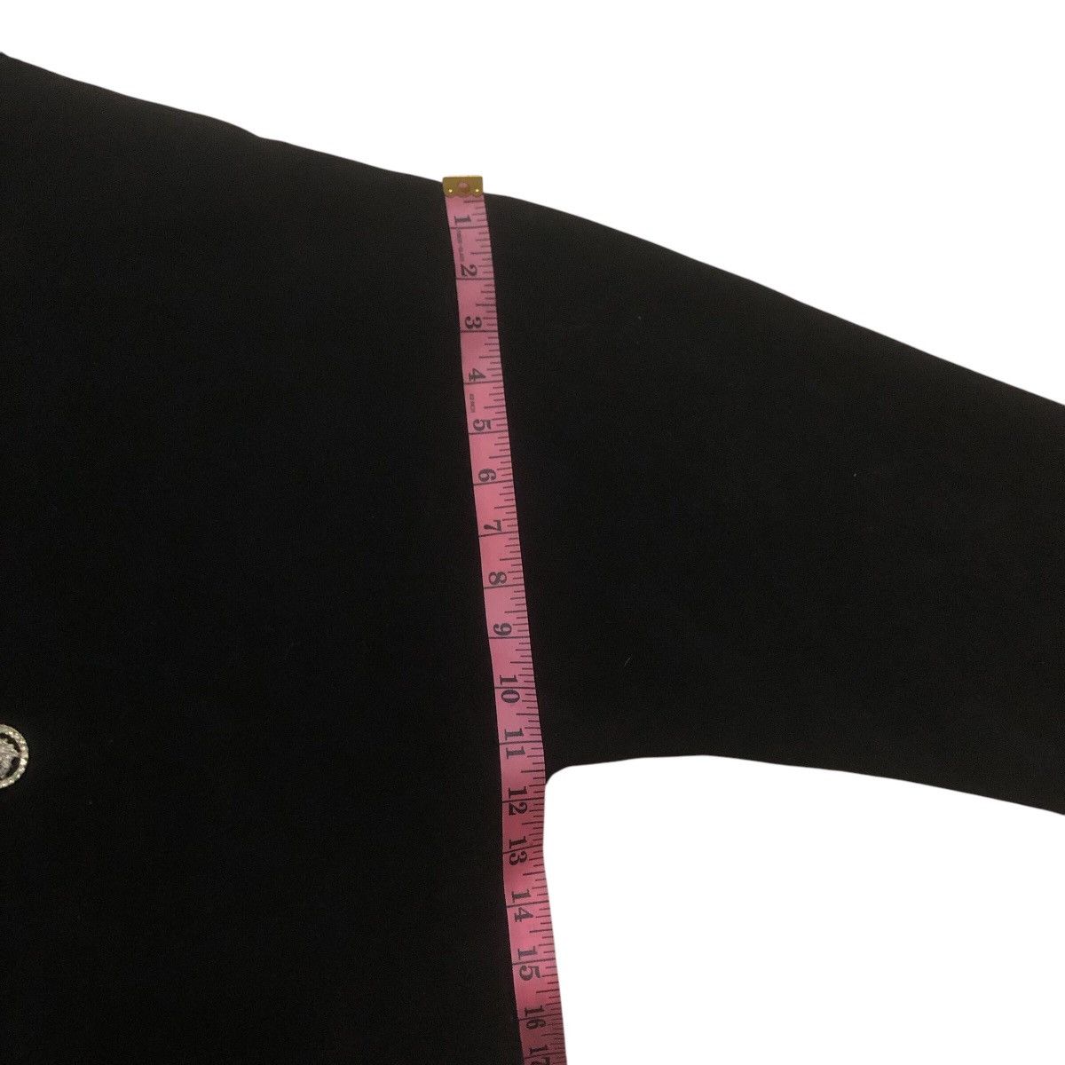 Versace 2001 lana Wool Cloaked Coat Black Jacket Size L / US 10 / IT 46 - 5 Thumbnail