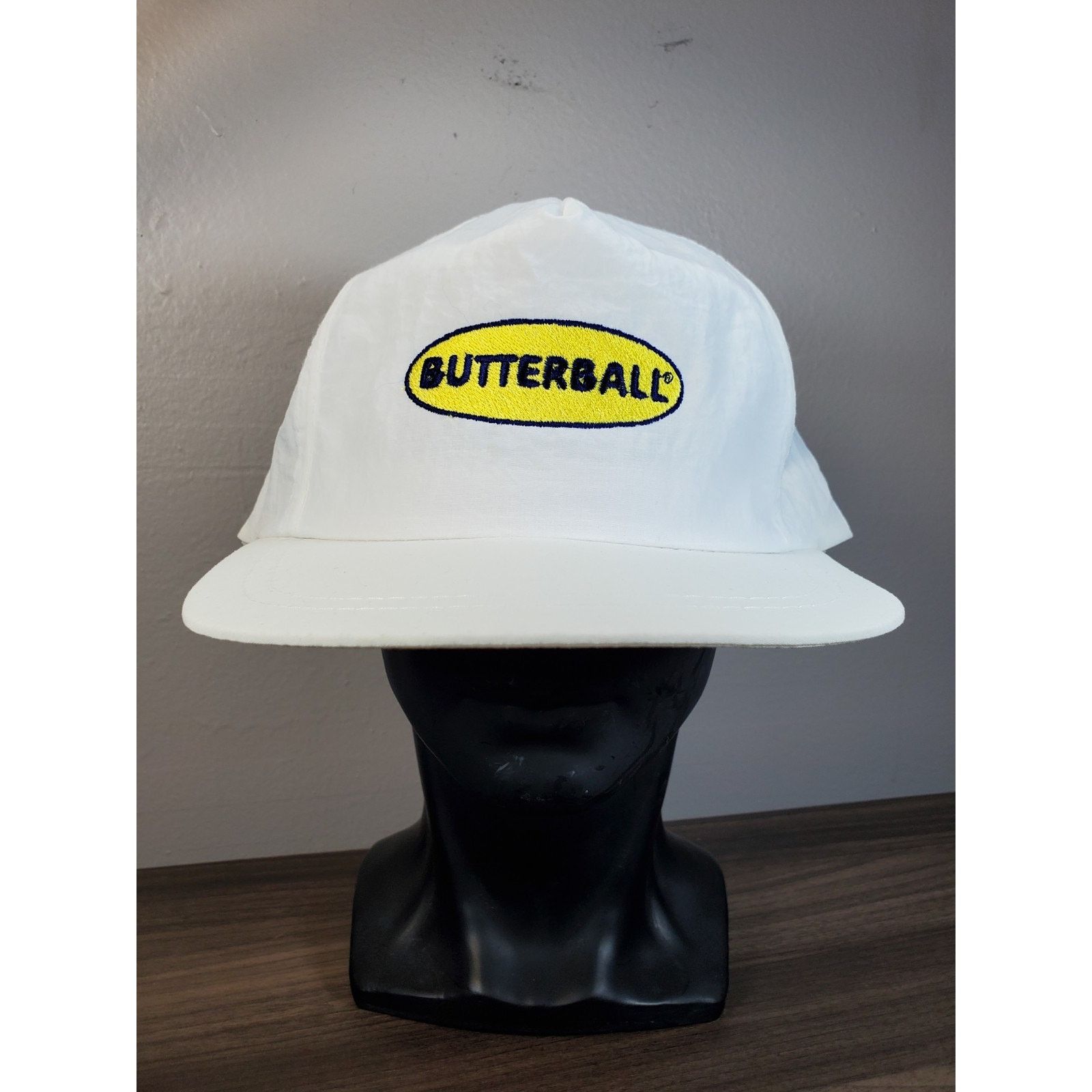 Vintage Butterball Turkey White Nylon Trucker Hat Snapback Cap Size ONE SIZE - 2 Thumbnail