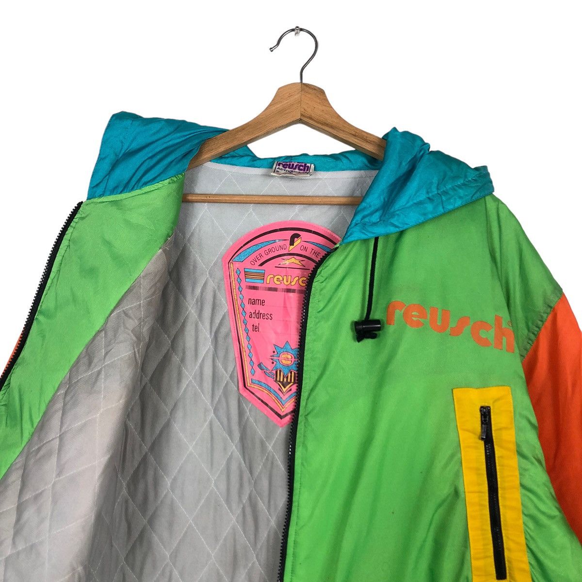 Japanese Brand 🔥Rare Colour Mix Reusch Activewear Colour Block Design Size US L / EU 52-54 / 3 - 10 Thumbnail