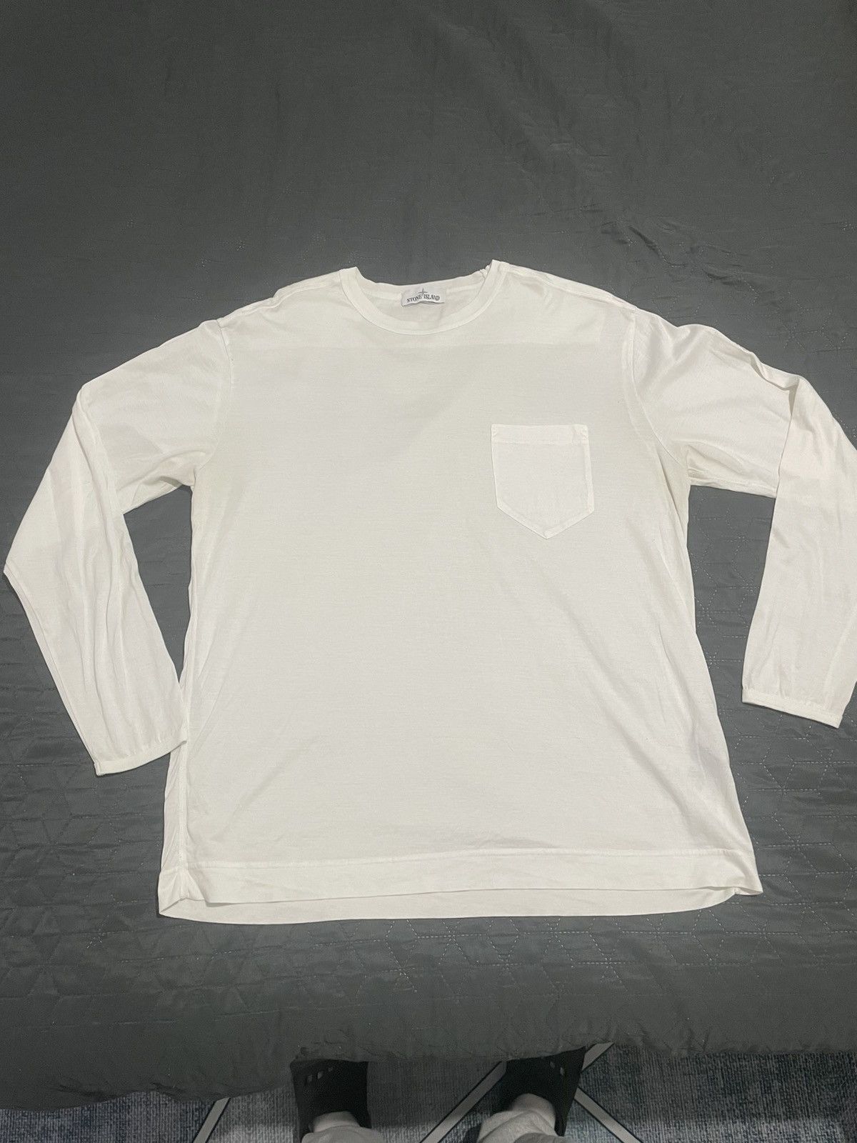 Stone Island Stone Island White Long Sleeve Size US XXL / EU 58 / 5 - 1 Thumbnail