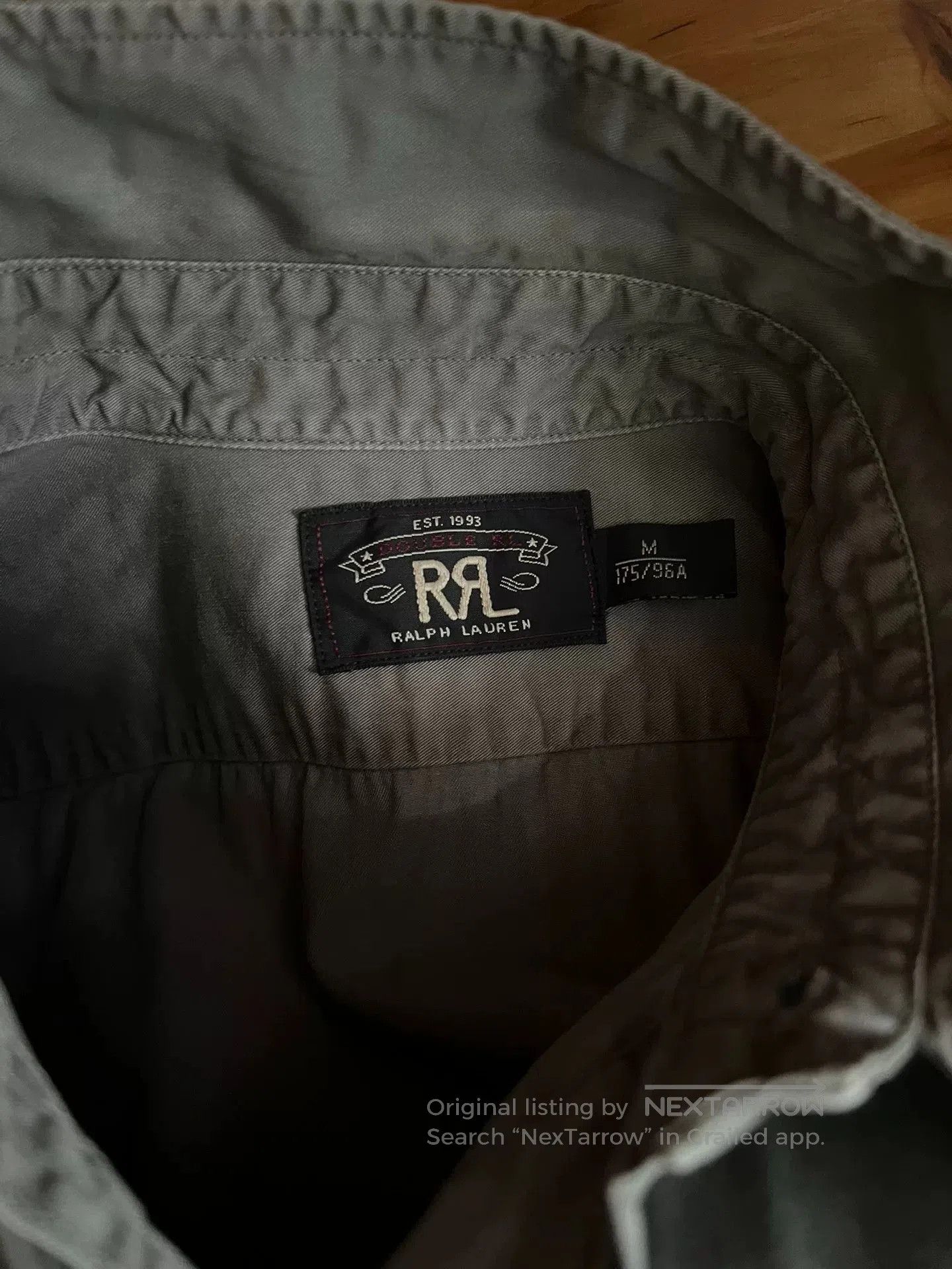 RRL Ralph Lauren RRL Military Short-Sleeve Shirt. Size US M / EU 48-50 / 2 - 7 Thumbnail