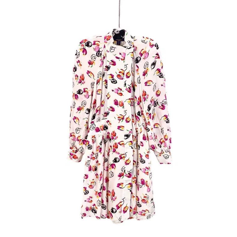 Louis Vuitton Louis Vuitton Mulberry silk printed silk show dress Size XS / US 0-2 / IT 36-38 - 1 Thumbnail