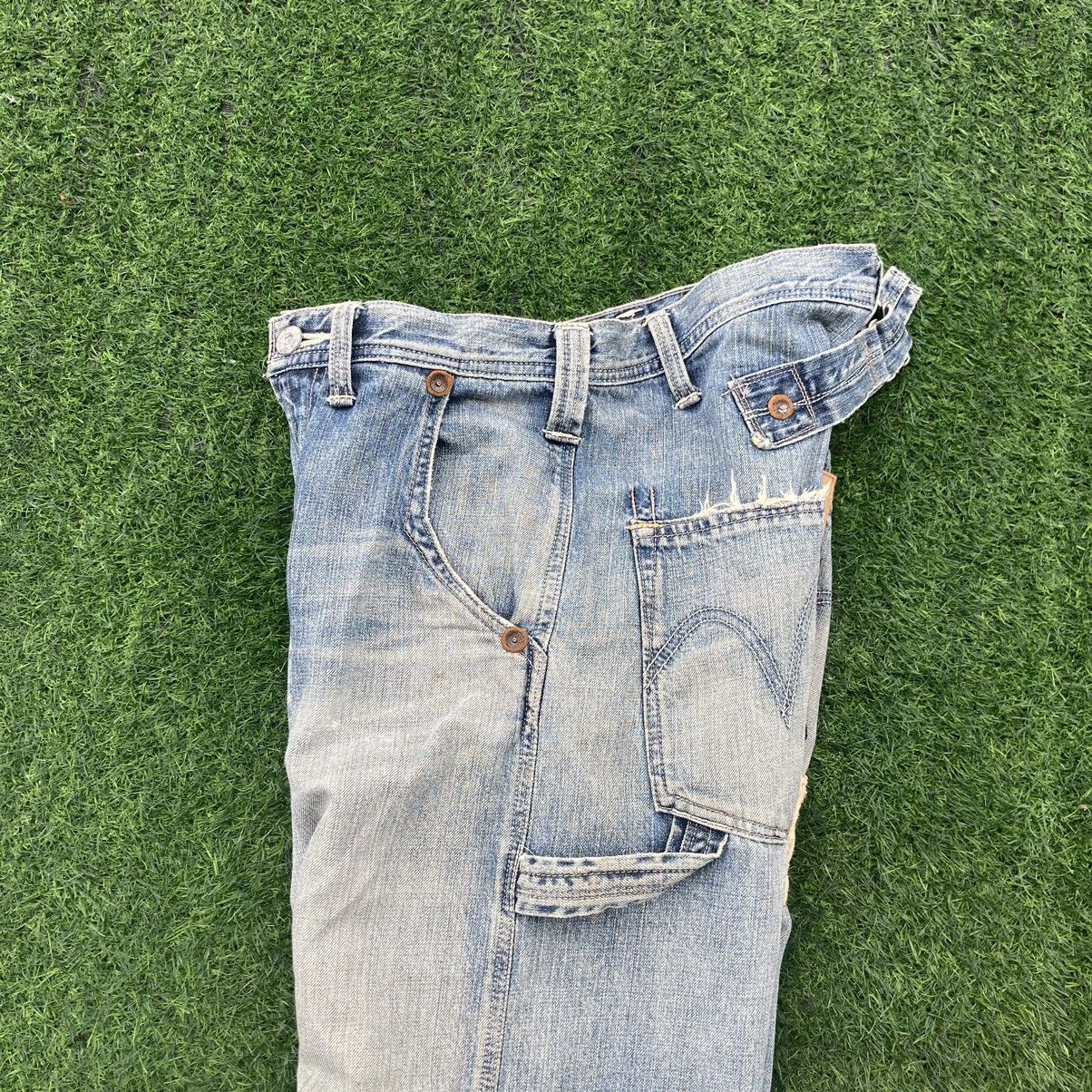Levi's LEVI’S ORIGINAL RIVETED PATCHWORK JEANS Size US 31 - 14 Thumbnail
