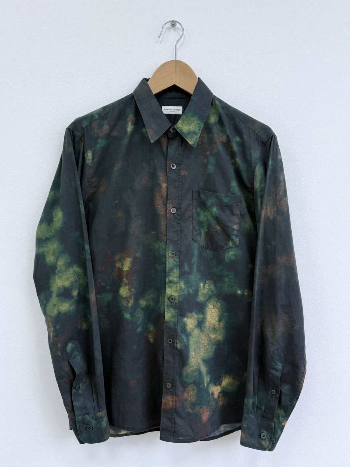 Dries Van Noten Dries Van Noten Dyed Button Up Shirt Size US M / EU 48-50 / 2 - 1 Thumbnail