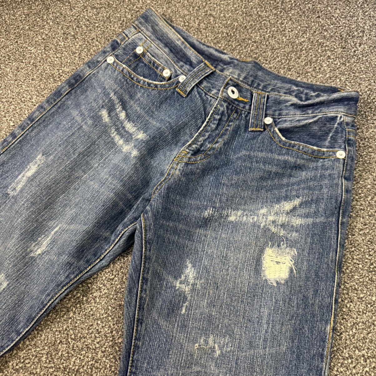 Hysteric Glamour Japanese Archival Co&Lu Geronimo Route Distressed Denim Size US 31 - 3 Thumbnail