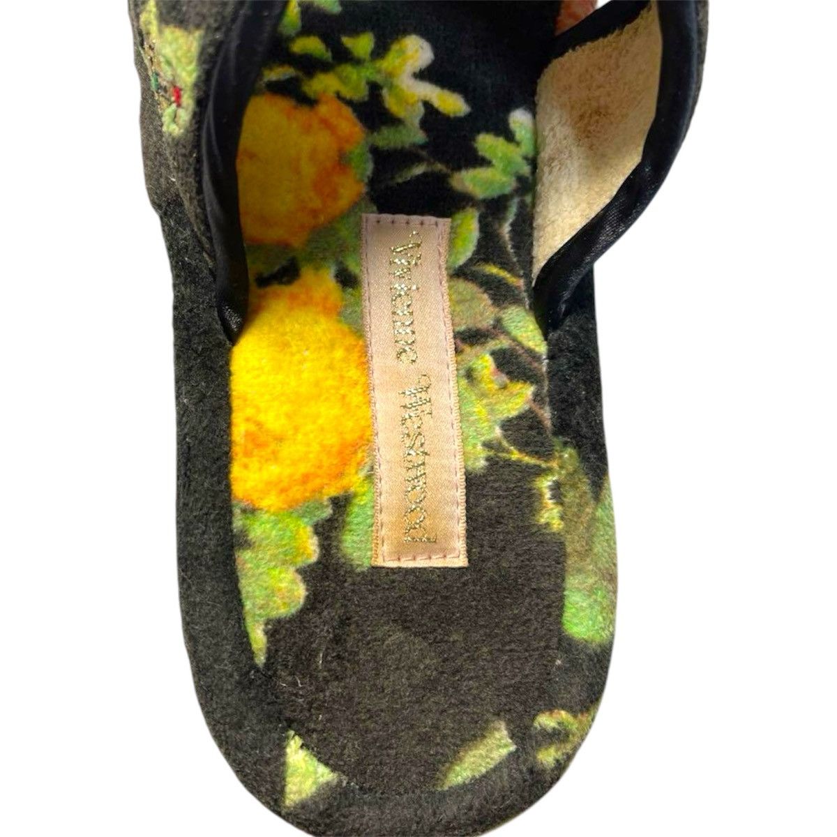 Vintage Vivienne Westwood Rose Print Room Slippers Size US 6 / IT 36 - 5 Thumbnail