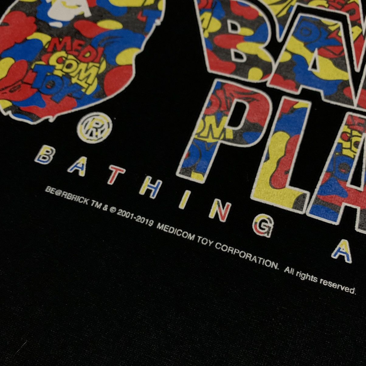 Bape Bape Large Bearbrick Medicom Play Black Tee A Bathing 2019 Size US L / EU 52-54 / 3 - 4 Thumbnail