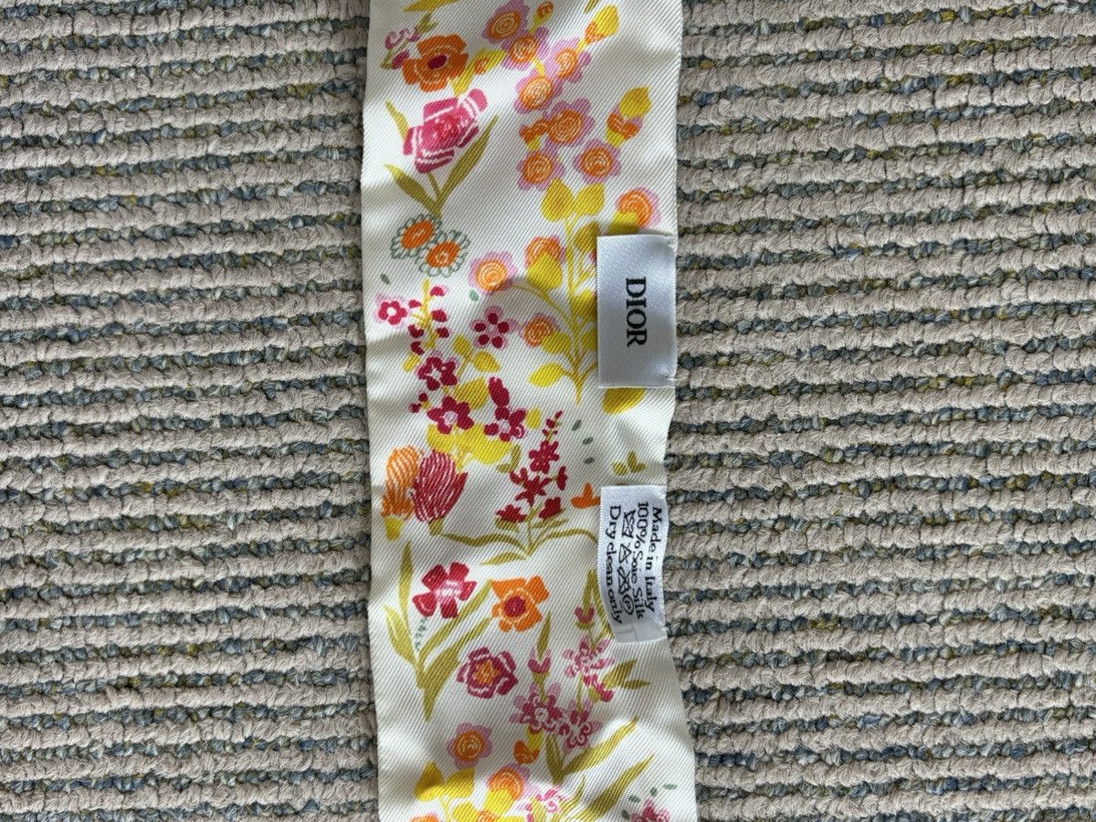 Dior Silk Floral Mitzah Size ONE SIZE - 3 Thumbnail