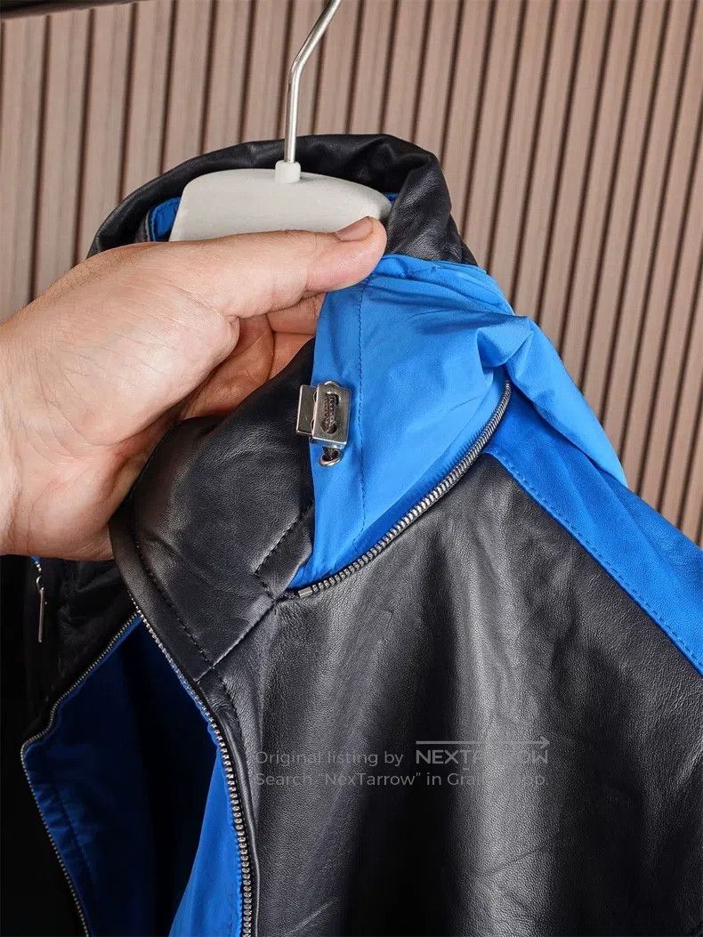 Hermes Hermes Double-Faced Mens Runway Leather Jacket Size US M / EU 48-50 / 2 - 7 Thumbnail