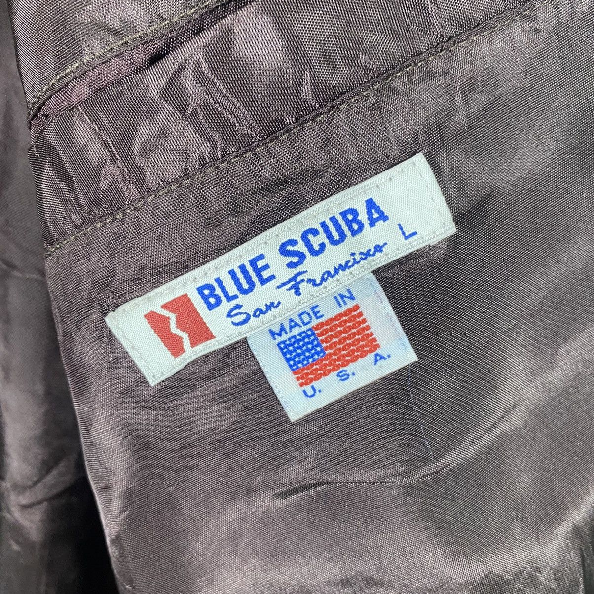 Other Vintage Blue Scuba San Francisco Striped Pattern Wool Size US L / EU 52-54 / 3 - 9 Thumbnail