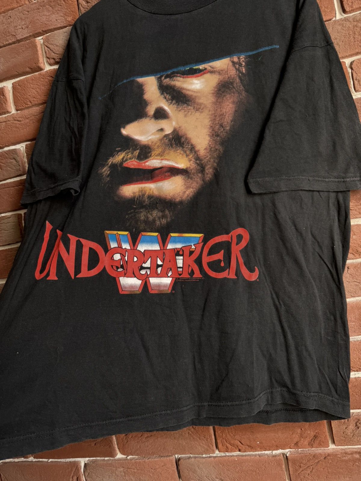 Vintage Vintage The Undertaker t shirt 1993 WWF 90s WWE wrestling L Size US XL / EU 56 / 4 - 5 Thumbnail